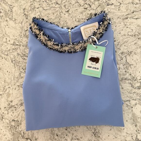 Sail To Sable Shift Dress Women’s XL Crepe Knee Length Sleeveless $198 New NWT - Picture 16 of 16